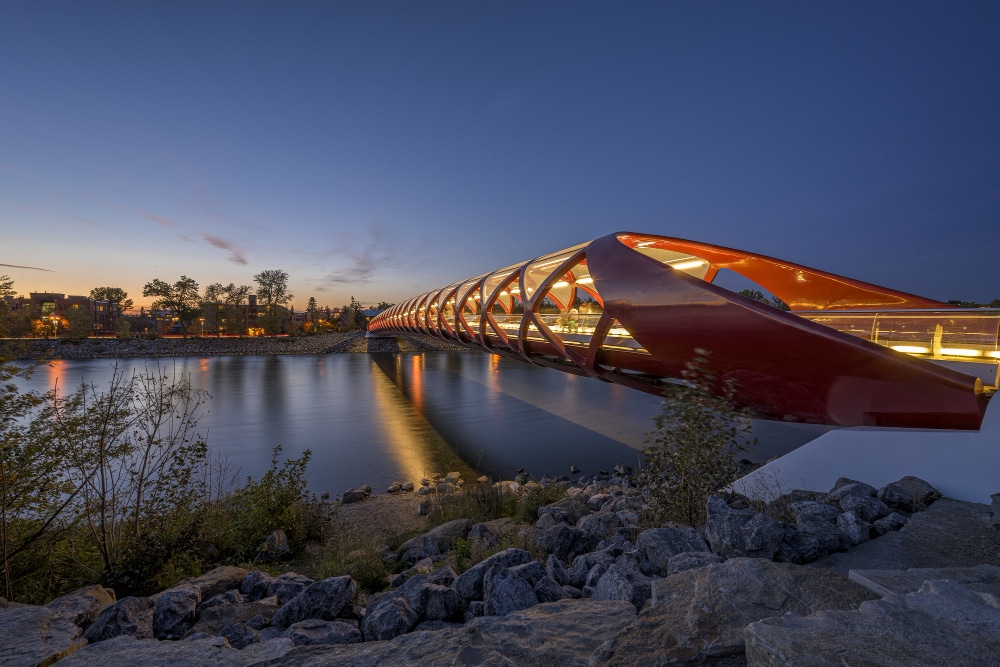beautiful-view-of-the-peace-bridge-over-the-river-captured-in-calgary-canada